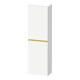 Duravit Halbhochschrank D-Neo 40x24cm, 1 Tür, 4 Bö, An R, g pol/w ma-1
