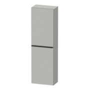 Duravit Halbhochschrank D-Neo 40x24cm, 1 Tür, 4 Bö, An R, sw/gr ma