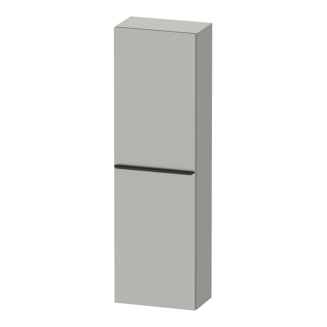 Duravit Halbhochschrank D-Neo 40x24cm, 1 Tür, 4 Bö, An R, sw/gr ma