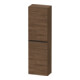 Duravit Halbhochschrank D-Neo 40x24cm, 1 Tür, 4 Bö, An R, sw/Nuss dkl.-1