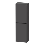 Duravit Halbhochschrank D-Neo 40x24x132cm, 1 Tür, 4 Fachb., graph matt