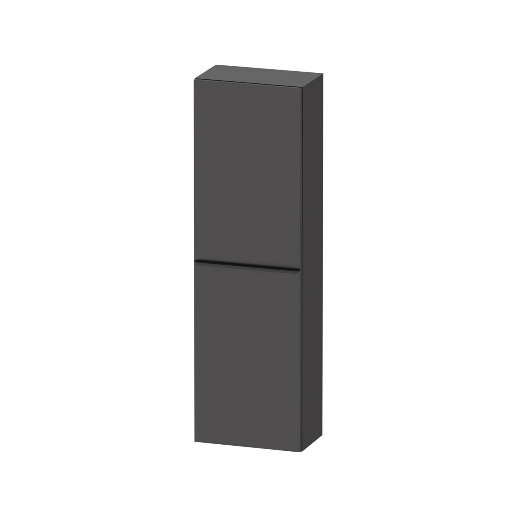 Duravit Halbhochschrank D-Neo 40x24x132cm, 1 Tür, 4 Fachb., graph matt