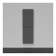 Duravit Halbhochschrank D-Neo 40x24x132cm, 1 Tür, 4 Fachb., graph matt-3