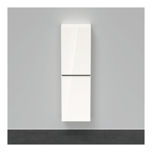 Duravit Halbhochschrank D-Neo 40x24x132cm, 1 Tür, 4 Fachb., we. hgl