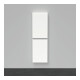 Duravit Halbhochschrank D-Neo 40x24x132cm, 1 Tür, 4 Fachb., weiß matt-1