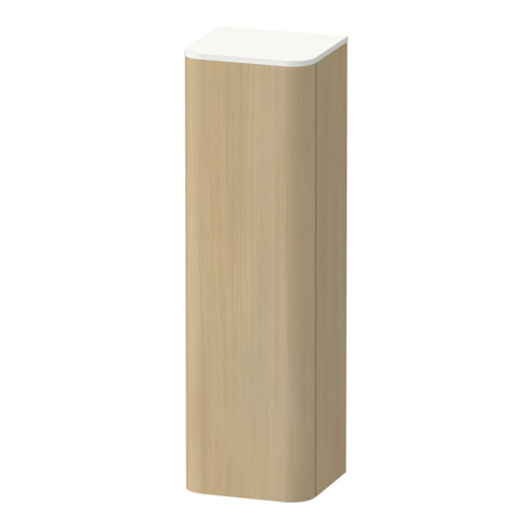 Duravit Halbhochschrank Happy D.2 Plus 40x36x133,6cm, 1 T., T. li, Medit. Eiche