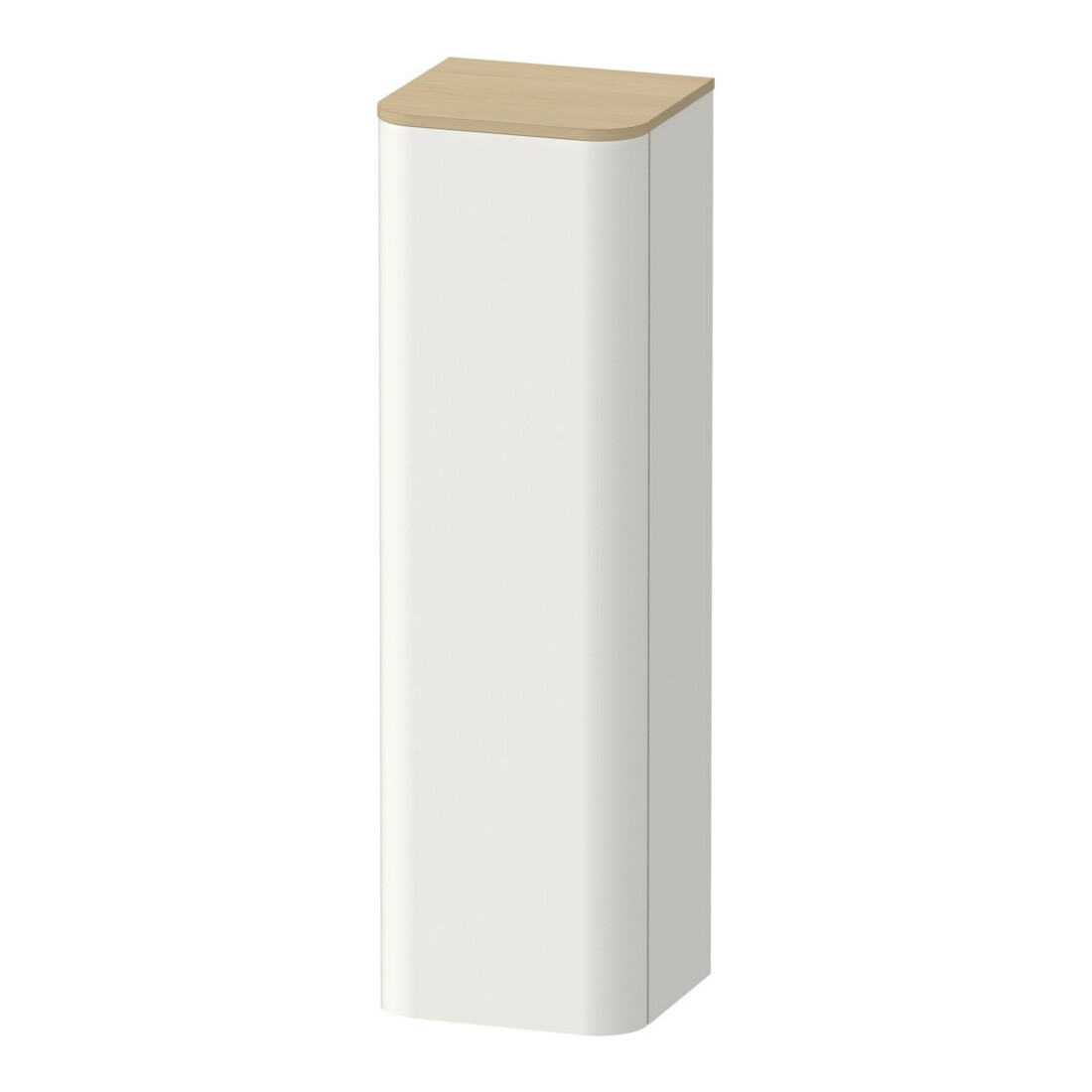 Duravit Halbhochschrank Happy D.2 Plus 40x36x133,6cm, 1 T, T li, Nord we s-matt