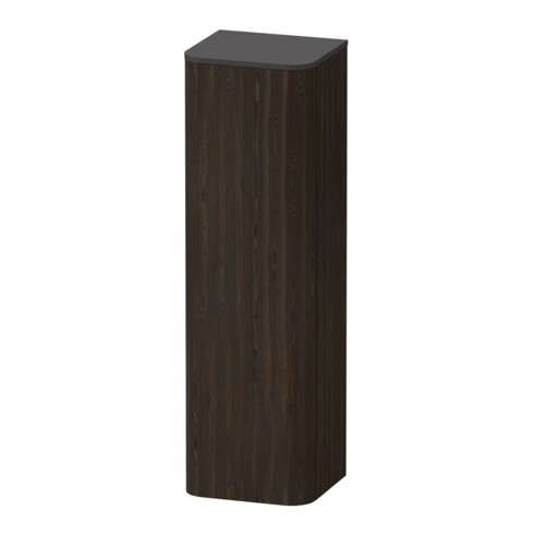 Duravit Halbhochschrank Happy D.2 Plus 40x36x133,6cm, 1 T., T. li, Nussb geb.