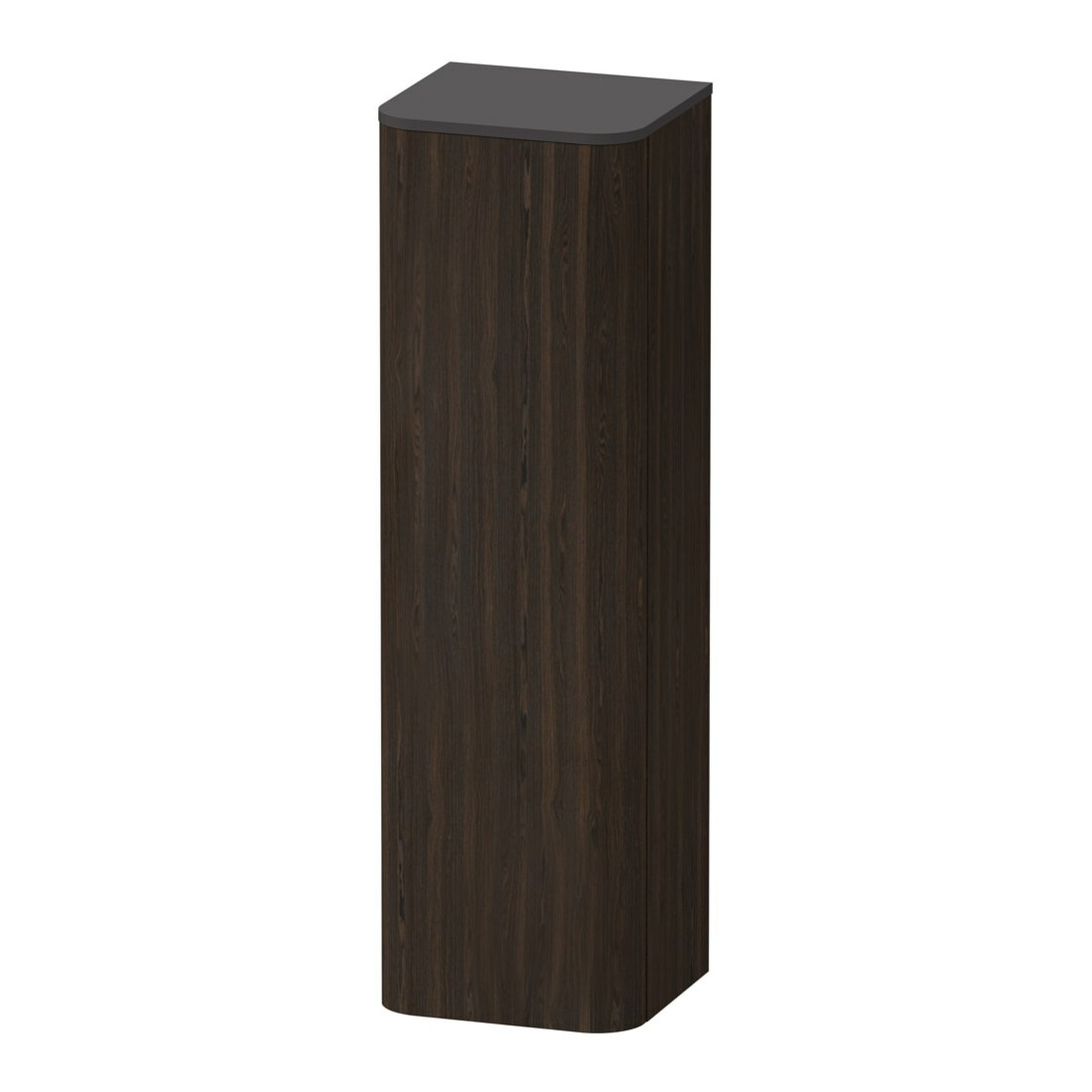 Duravit Halbhochschrank Happy D.2 Plus 40x36x133,6cm, 1 T., T. li, Nussb geb.