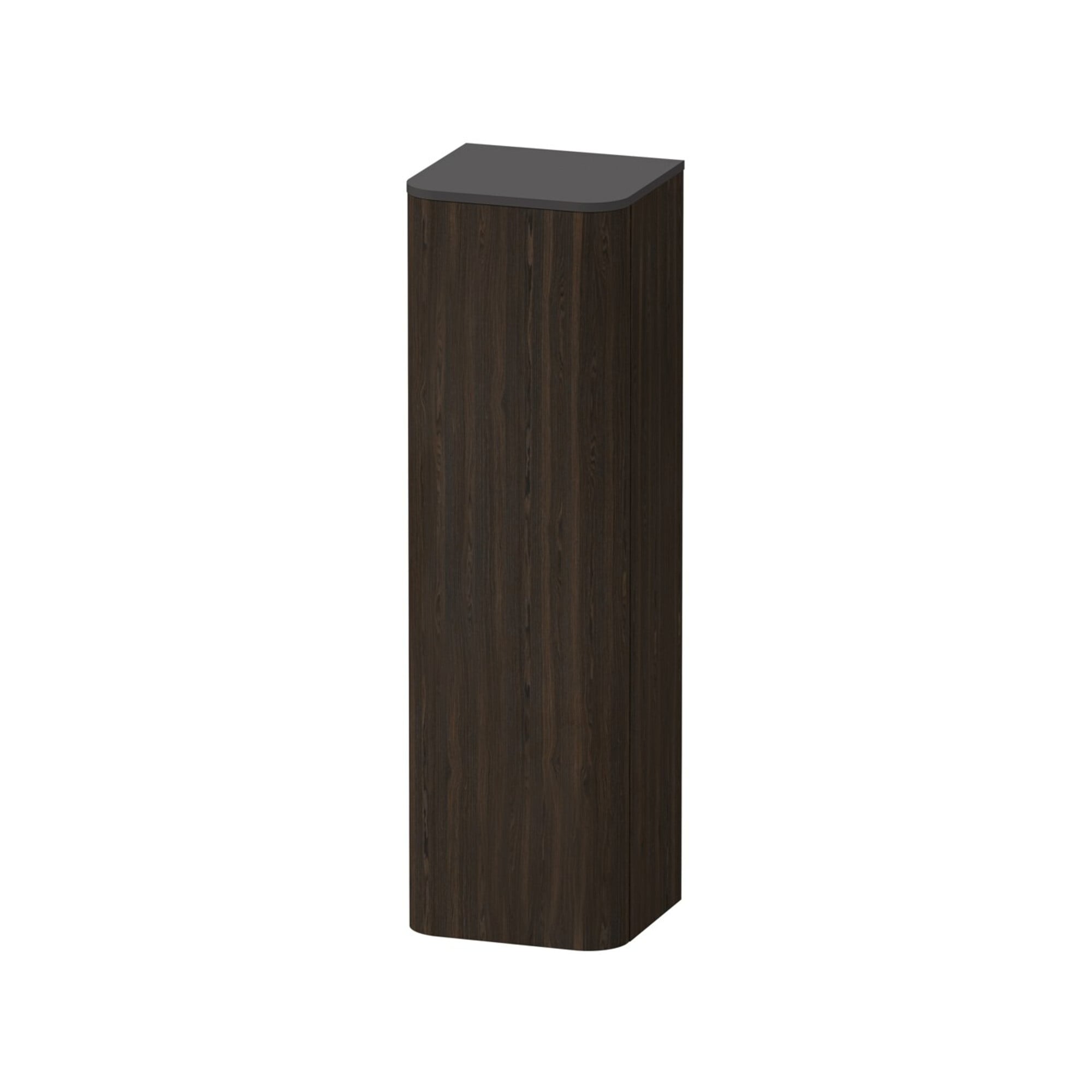 Duravit Halbhochschrank Happy D.2 Plus 40x36x133,6cm, 1 T., T. re, Nussb geb.