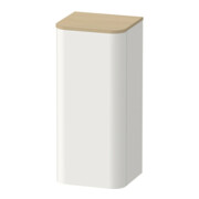 Duravit Halbhochschrank Happy D.2 Plus 40x36x88cm, 1 porte, droite, blanc nord mat