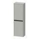 Duravit Halbhochschrank Ketho.2 40x24x132cm, 2 T, Anschl li, betongr ma-1