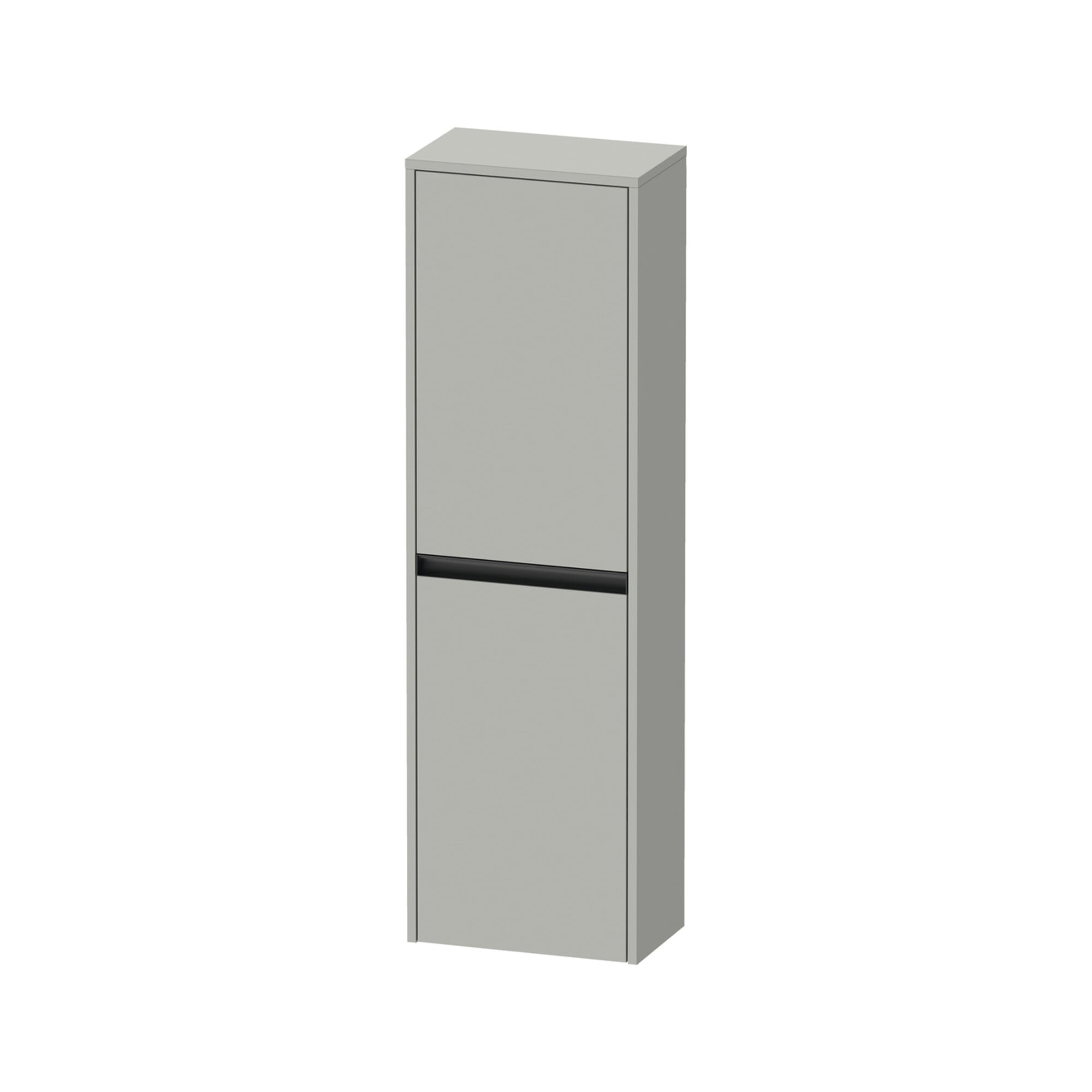 Duravit Halbhochschrank Ketho.2 40x24x132cm, 2 T, Anschl li, betongr ma