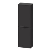 Duravit Halbhochschrank Ketho.2 40x24x132cm, 2 T, Anschl li, graph matt