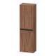 Duravit Halbhochschrank Ketho.2 40x24x132cm, 2 T, Anschl li, Nussb Nat-1