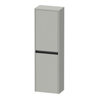 Duravit Halbhochschrank Ketho.2 40x24x132cm, 2 T, Anschl re, betongr ma