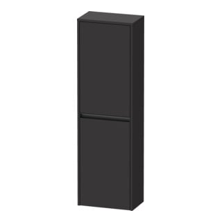 Duravit Halbhochschrank Ketho.2 40x24x132cm, 2 T, Anschl re, graph matt