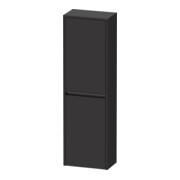 Duravit Halbhochschrank Ketho.2 40x24x132cm, 2 T, Anschl re, graph matt