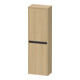 Duravit Halbhochschrank Ketho.2 40x24x132cm, 2 Tür., Anschl li, Ei natur-1