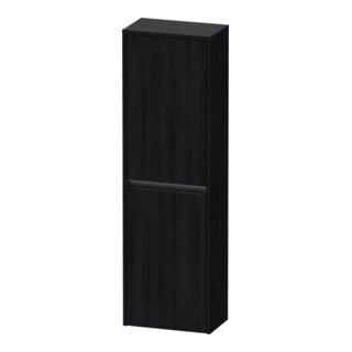 Duravit Halbhochschrank Ketho.2 40x24x132cm, 2 Tür., Anschl li, Ei sw