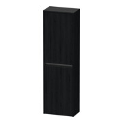 Duravit Halbhochschrank Ketho.2 40x24x132cm, 2 Tür., Anschl li, Ei sw