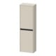 Duravit Halbhochschrank Ketho.2 40x24x132cm, 2 Tür., Anschl li, Tau matt-1