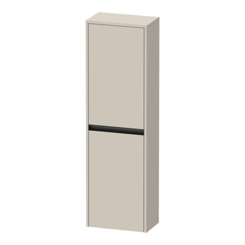 Duravit Halbhochschrank Ketho.2 40x24x132cm, 2 Tür., Anschl li, Tau matt