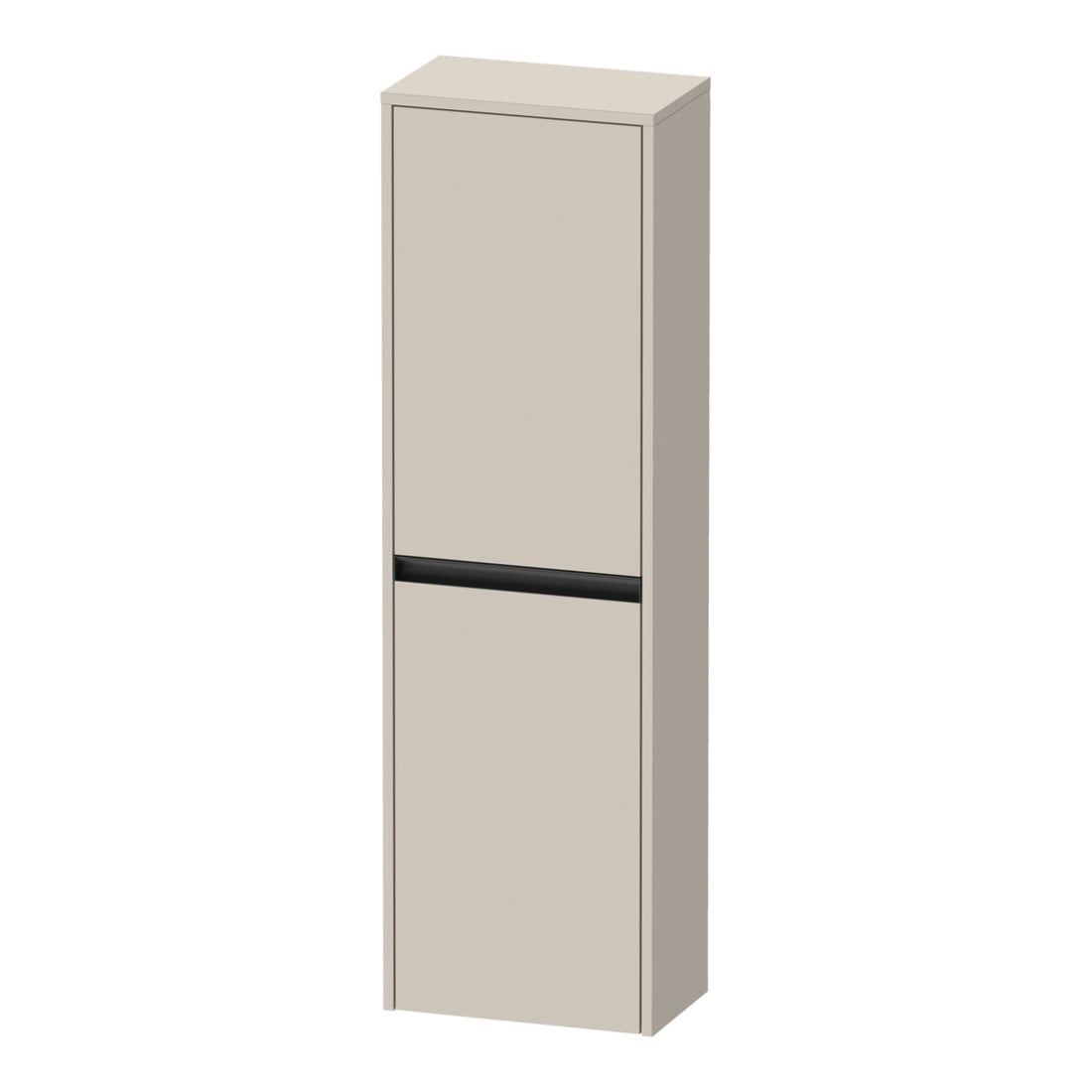 Duravit Halbhochschrank Ketho.2 40x24x132cm, 2 Tür., Anschl li, Tau matt