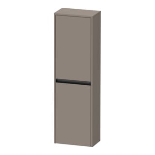 Duravit Halbhochschrank Ketho.2 40x24x132cm, 2 Tür., Anschl re, bas. ma