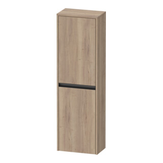 Duravit Halbhochschrank Ketho.2 40x24x132cm, 2 Tür., Anschl re, Ei marm.