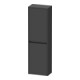 Duravit Halbhochschrank Ketho.2 40x24x132cm, 2 Tür., Anschl re, graph ma-1
