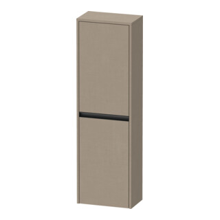 Duravit Halbhochschrank Ketho.2 40x24x132cm, 2 Tür., Anschl re, leinen