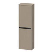 Duravit Halbhochschrank Ketho.2 40x24x132cm, 2 Tür., Anschl re, leinen