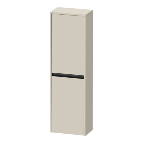 Duravit Halbhochschrank Ketho.2 40x24x132cm, 2 Tür., Anschl re, Tau matt