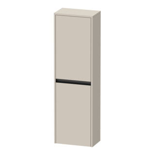 Duravit Halbhochschrank Ketho.2 40x24x132cm, 2 Tür., Anschl re, Tau matt