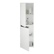 Duravit Halbhochschrank Ketho.2 40x24x132cm, 2 Tür., Anschl re, we. matt