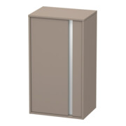 Duravit Halbhochschrank Ketho 50x36x88cm, Tür links, basalt matt