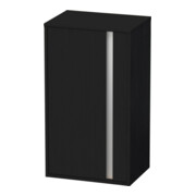 Duravit Halbhochschrank Ketho 50x36x88cm, Tür links, Eiche schwarz