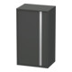 Duravit Halbhochschrank Ketho 50x36x88cm, Tür links, graphit matt-1