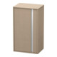 Duravit Halbhochschrank Ketho 50x36x88cm, Tür links, leinen-1