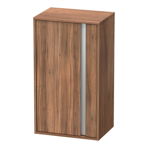 Duravit Halbhochschrank Ketho 50x36x88cm, Tür links, nussbaum natur