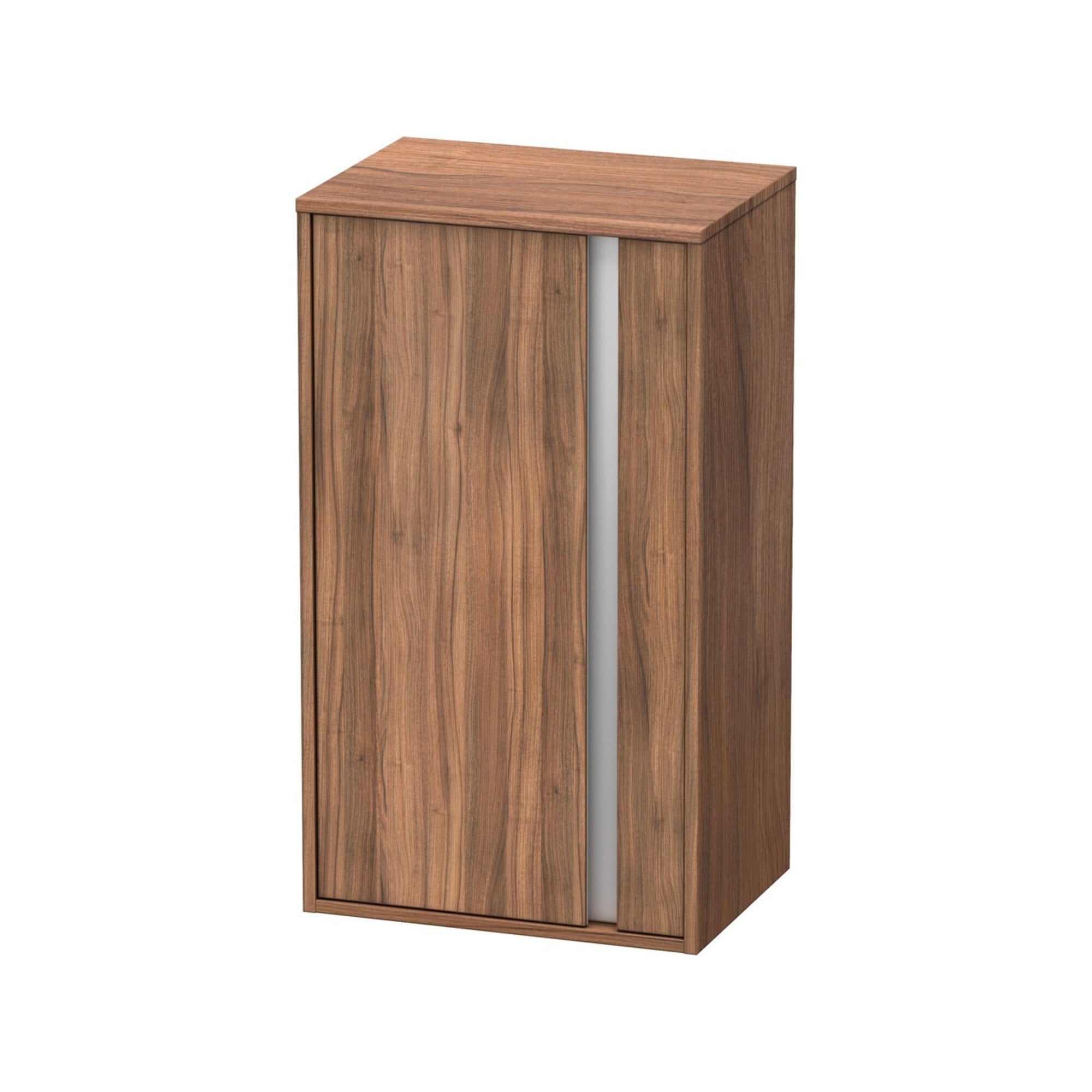 Duravit Halbhochschrank Ketho 50x36x88cm, Tür links, nussbaum natur