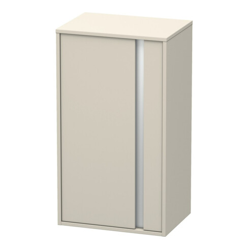 Duravit Halbhochschrank Ketho 50x36x88cm, Tür links, Taupe