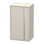 Duravit Halbhochschrank Ketho 50x36x88cm, Tür links, Taupe