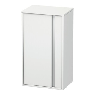Duravit Halbhochschrank Ketho 50x36x88cm, Tür links, weiß matt