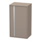 Duravit Halbhochschrank Ketho 50x36x88cm, Tür rechts, basalt matt-1
