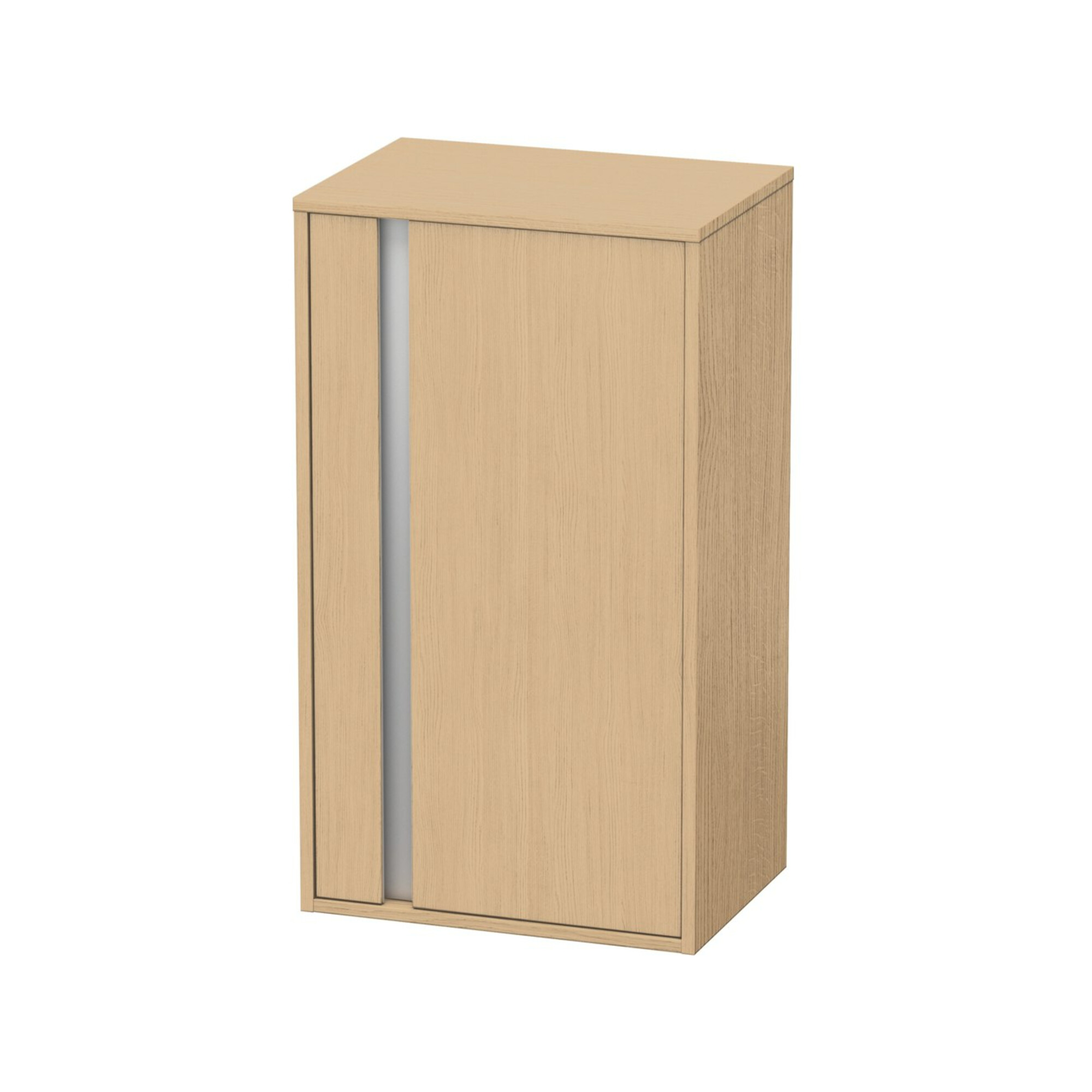 Duravit Halbhochschrank Ketho 50x36x88cm, Tür rechts, Eiche natur