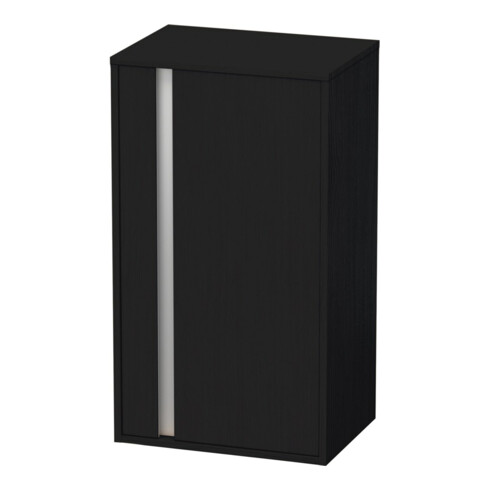 Duravit Halbhochschrank Ketho 50x36x88cm, Tür rechts, Eiche schwarz