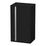 Duravit Halbhochschrank Ketho 50x36x88cm, Tür rechts, Eiche schwarz