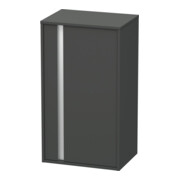Duravit Halbhochschrank Ketho 50x36x88cm, Tür rechts, graphit matt